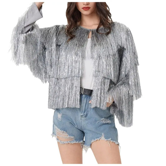 Veste Paillette Disco Femme - vestes